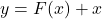 y = F(x) + x